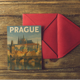 Postal Viajes de época Praga República Checa