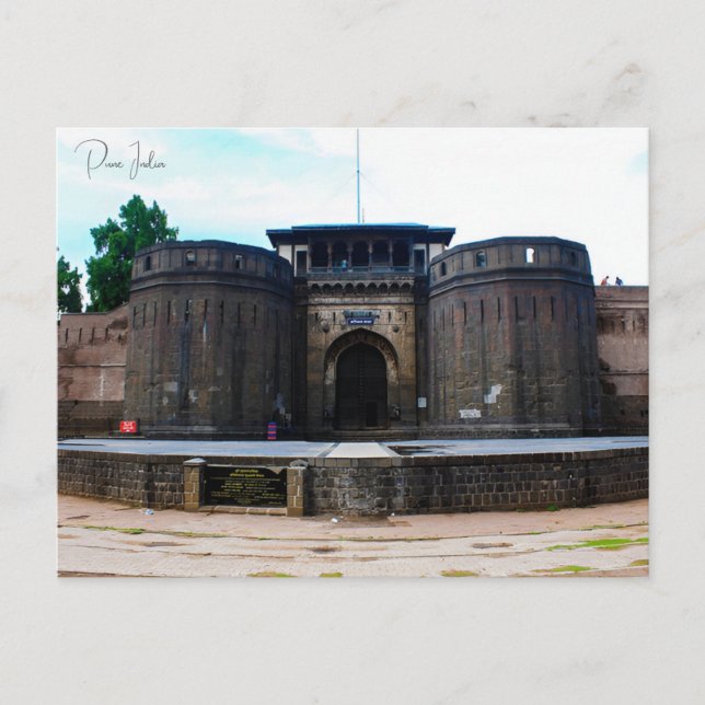 Postal Viajes de época Pune India maharashtra Vacaciones (Anverso)