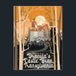Postal Viajes de época Rumania Constanta Transylavania<br><div class="desc">vintage,  retro,  travel,  moderno,  acuarela,  rumana,  rumana,  constanta,  transylavania, </div>