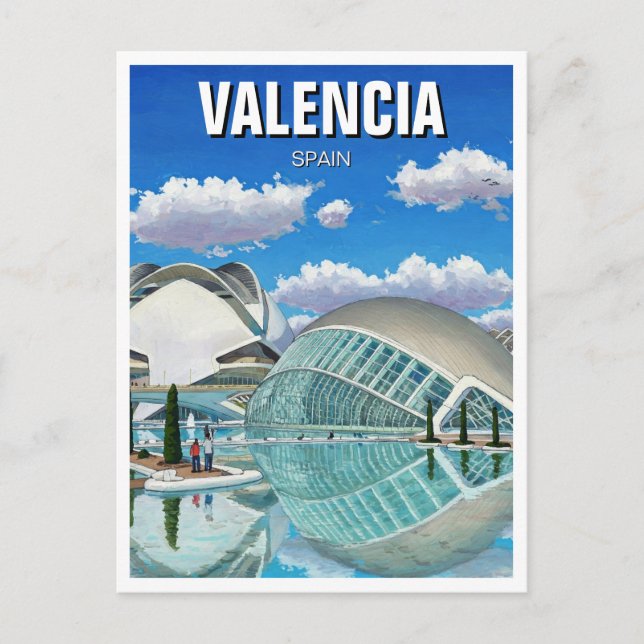 Postal Viajes de España en Valencia (Anverso)