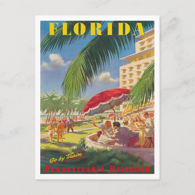 Postal Viajes de Florida (Anverso)