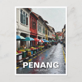 Postal Viajes de Georgetown de Penang Malaysia