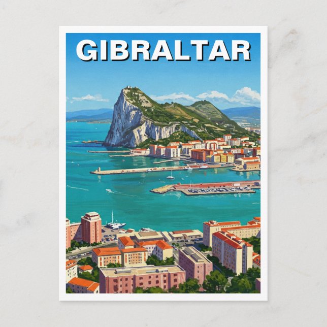 Postal Viajes de Gibraltar (Anverso)