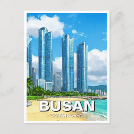 Postal Viajes de Haeundae Busan en Corea del Sur