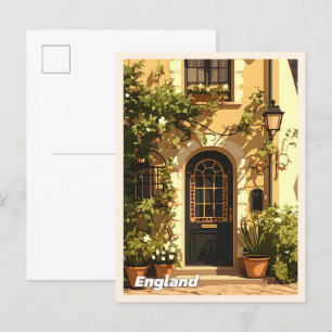 Postal Viajes de Ilustracion de la Inglaterra Patrimonio 