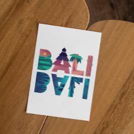 Postal Viajes de Indonesia en Bali