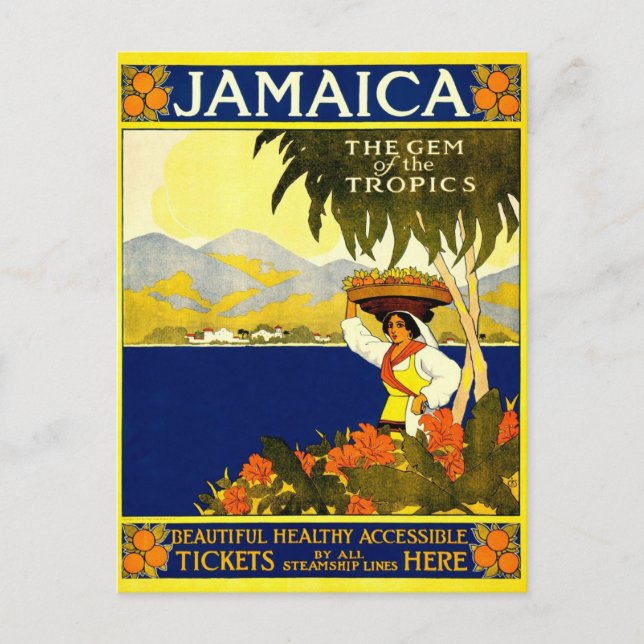Postal Viajes de Jamaica (Anverso)
