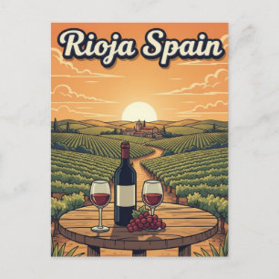 Postal Viajes de La Rioja España