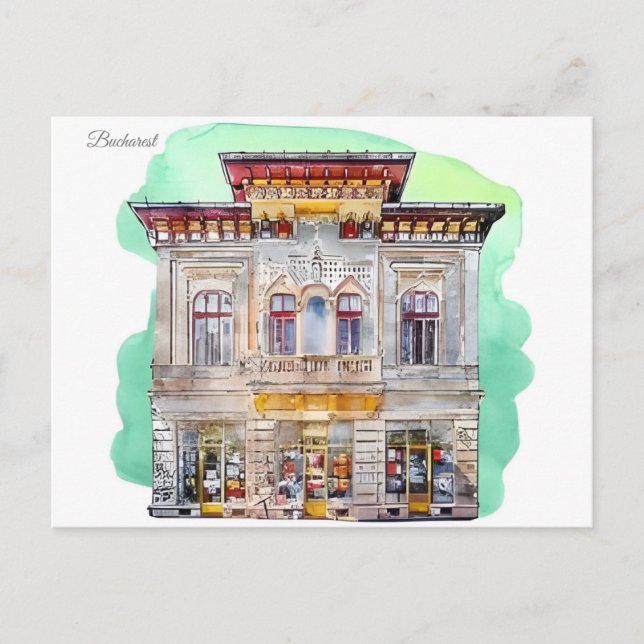 Postal Viajes de la Vintage Rumania Constanta Bucharest (Anverso)