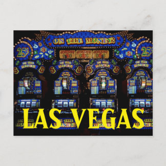 Postal Viajes de las Máquinas Tragaperras de las VEGAS Ne