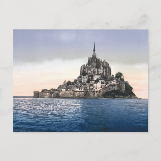 Postal Viajes de Le Mont-Saint-Michel France (Anverso)