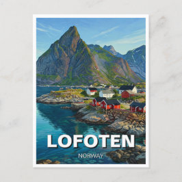 Postal Viajes de Lofoten Noruega