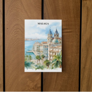 Postal Viajes de Málaga Andalucía España