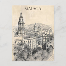 Postal Viajes de Málaga España