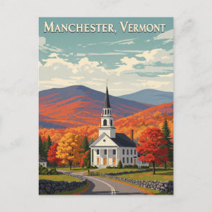 Postal Viajes de Manchester Vermont