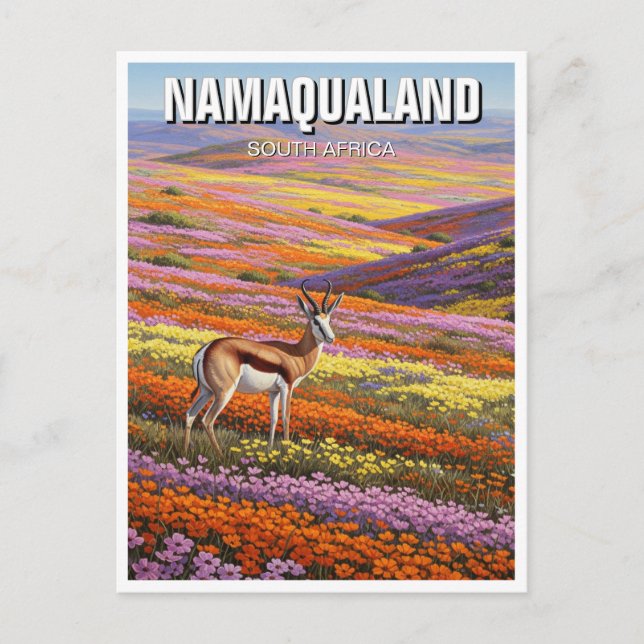Postal Viajes de Namaqualand y Sudáfrica