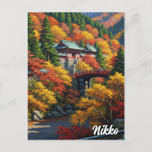 Postal Viajes de Nikko Japón