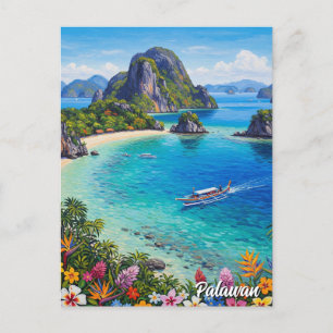 Postal Viajes de Palawan Filipinas
