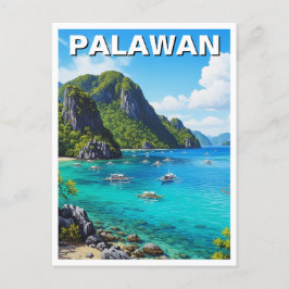 Postal Viajes de Palawan Filipinas