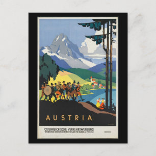 Postal Viajes de postales-venados-Austria