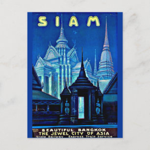 Postal Viajes de postales-venados-Siam