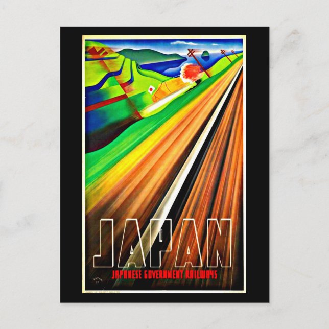 Postal Viajes de postales-ventilado-Japón (Anverso)