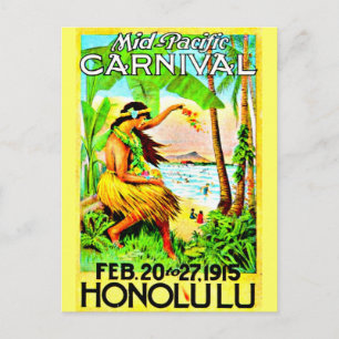 Postal Viajes de postales-vintage-Honolulu