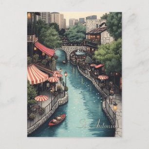 Postal Viajes de San Antonio Texas
