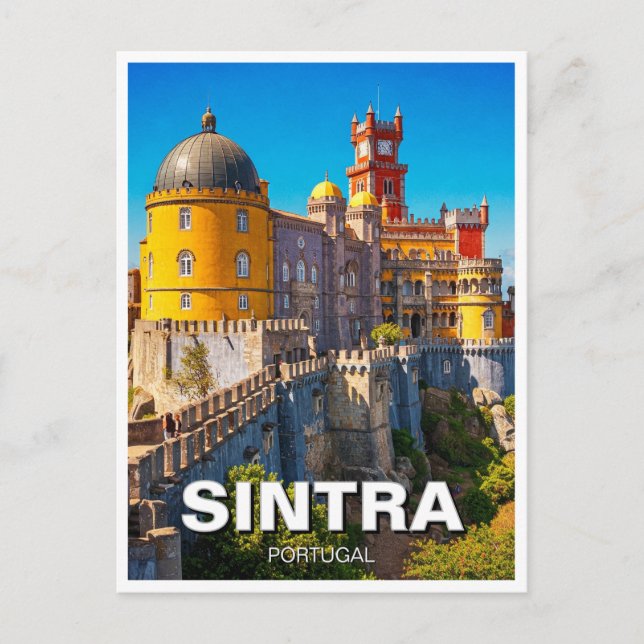 Postal Viajes de Sintra Portugal (Anverso)