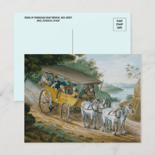Postal Viajes de Stagecoach Bella Artes por Pavel Petrovi