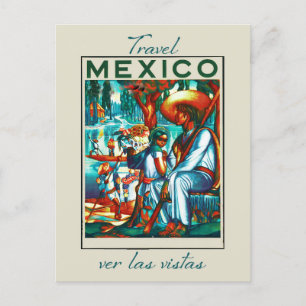 Postal Viajes de turismo mexicano en México