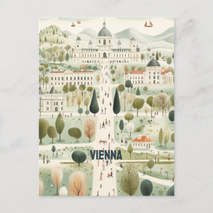 Postal Viajes de Viena Austria