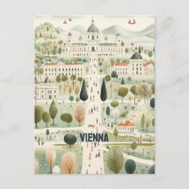 Postal Viajes de Viena Austria