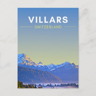 Postal Viajes de viñas Suiza