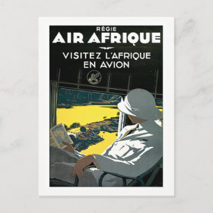 Postal Viajes de Vintage Africa Airline