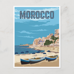Postal Viajes de Vintage Maroc Turismo Marrakesh Marrueco