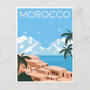 Postal Viajes de Vintage Maroc Turismo Marrakesh Marrueco