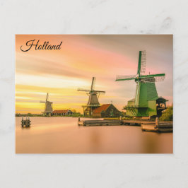 Postal Viajes de Windmillers Holland Países Bajos