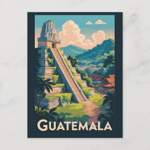 Postal Viajes del Ilustracion del Parque Nacional del Tik