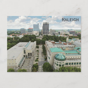 Postal Viajes del Museo Raleigh North Carolina City Skyli