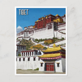 Postal Viajes del Palacio de la Potola del Tibet Lhasa