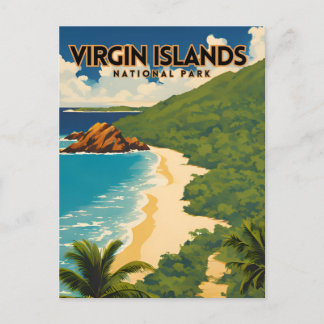 Postal Viajes del Parque Nacional de las Islas Vírgenes