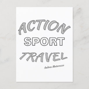 Postal Viajes deportivos de acción
