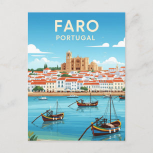 Postal Viajes en Algarve en Faro Portugal