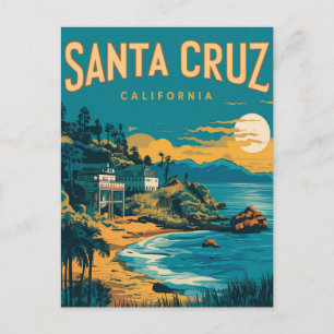Postal Viajes en California de Santa Cruz