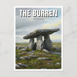 Postal Viajes en Dólares de Irlanda de Burren
