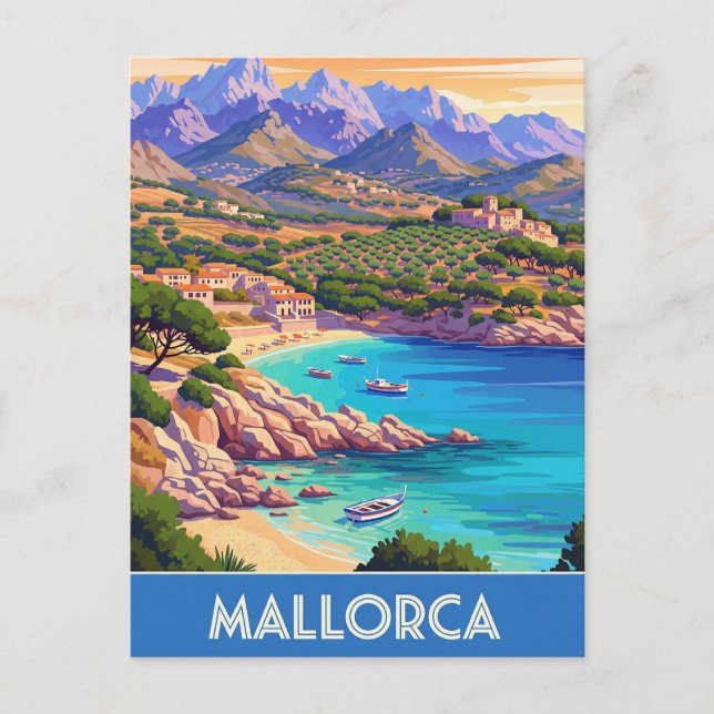 Postal Viajes en Mallorca (Anverso)