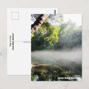 Postal Viajes   Florida - Blue Hole Springs Foggy Morning