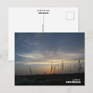 Postal Viajes Florida - Lido Beach Sunset