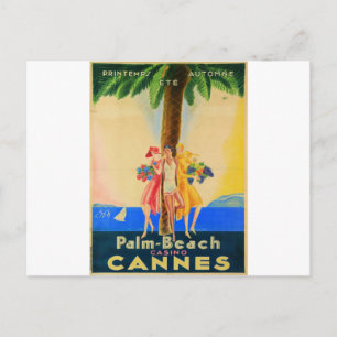 Postal Viajes franceses de Cannes de época